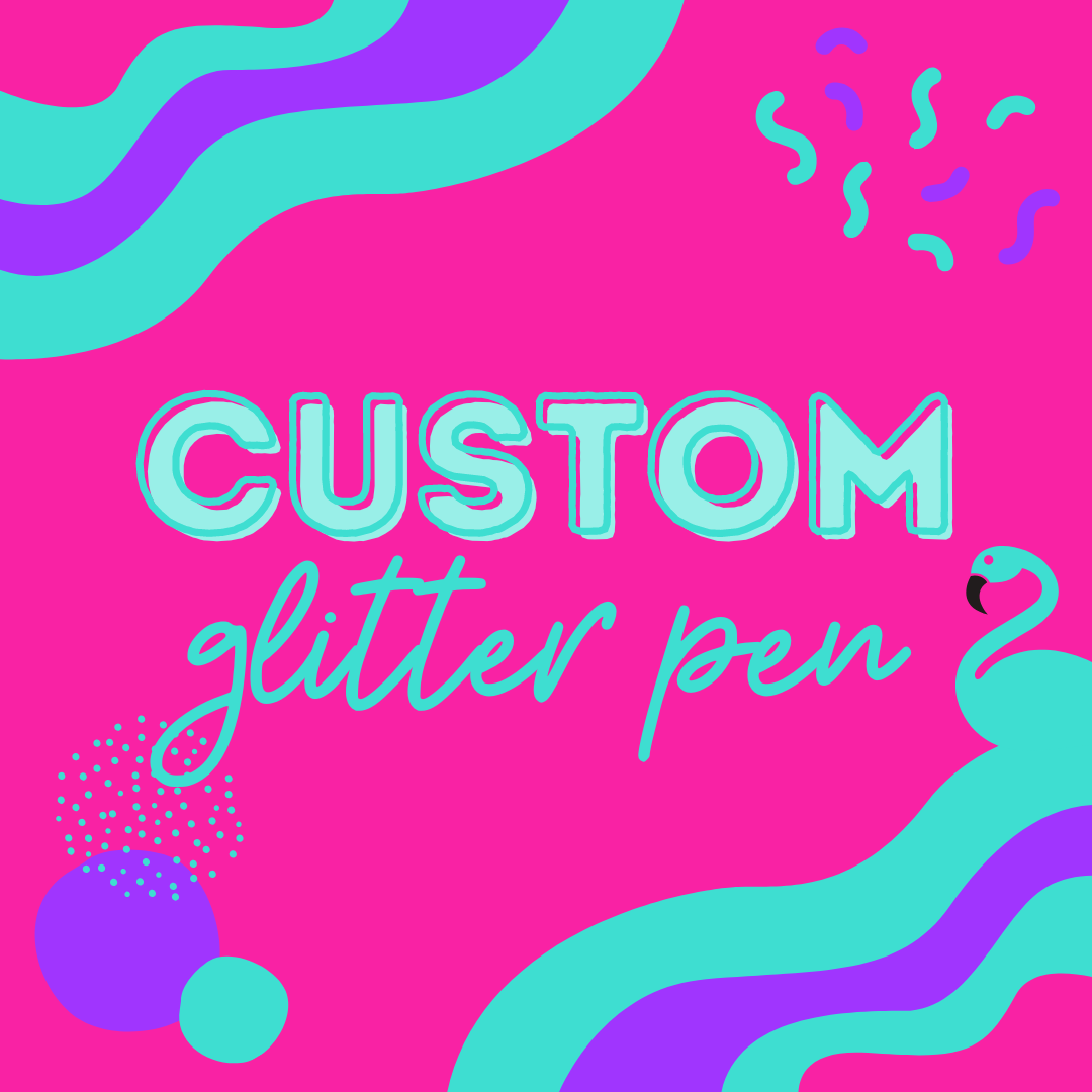 Pastel Glitter Pen – Neon Flamingo Creations