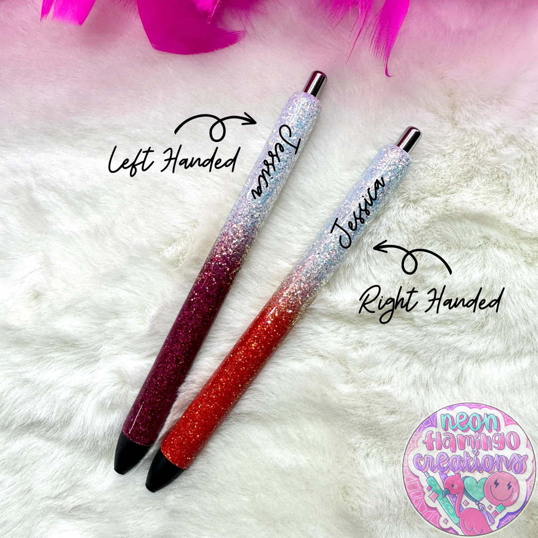 Llama & Cactus Ink Pen / Glitter Pen / Epoxy Glitter Pen